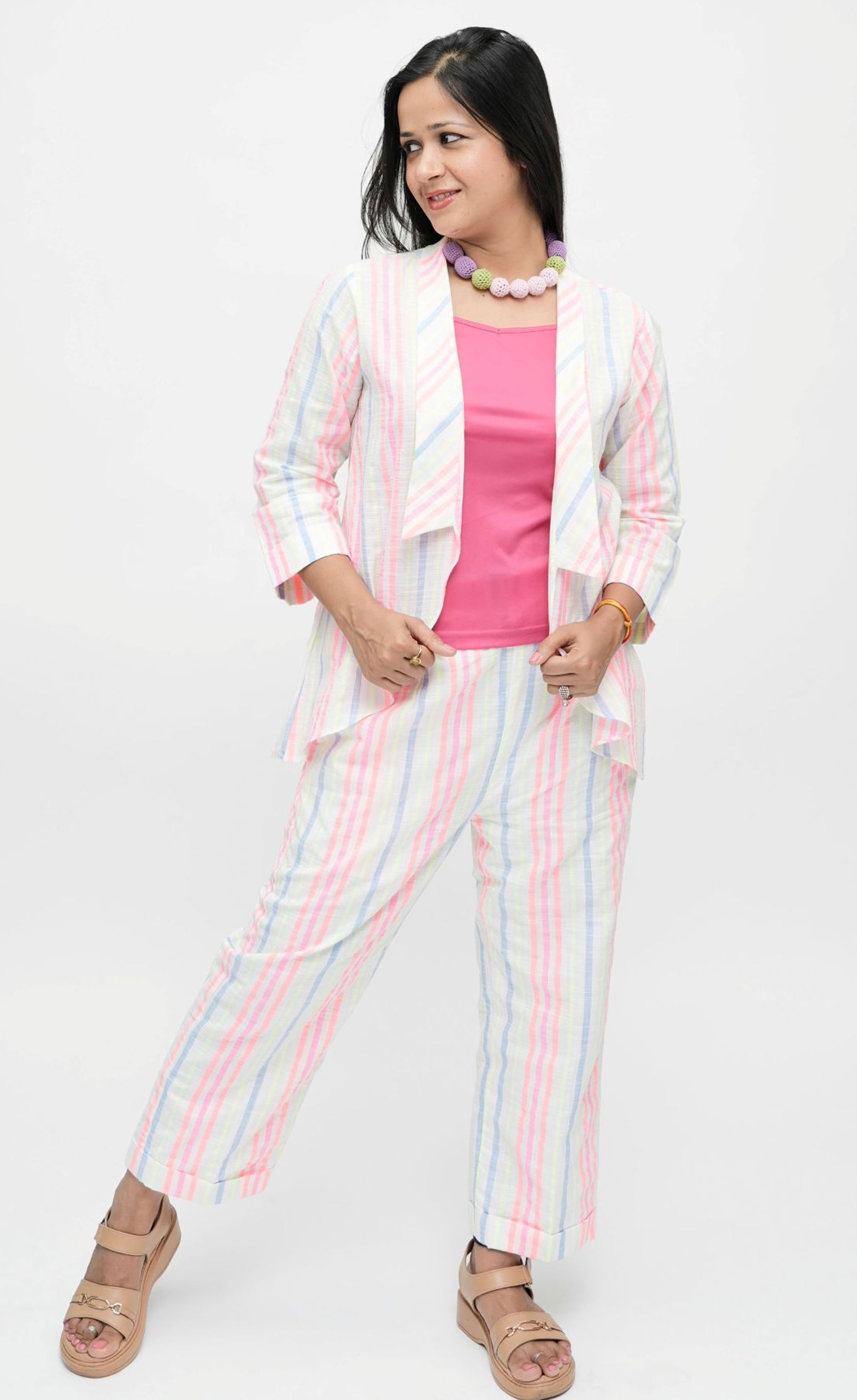 Striped Casual Pants